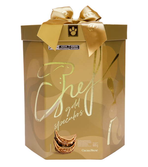 Ovo Recheado do Chef Gold Speculoos 600g, , large. image number 0